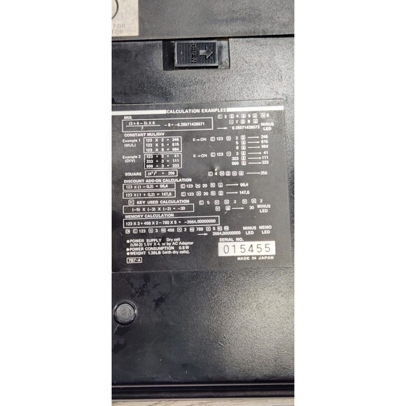 Vintage Unisonic 767 Calculator TESTED WORKIING-See Video - Picture 5 of 13